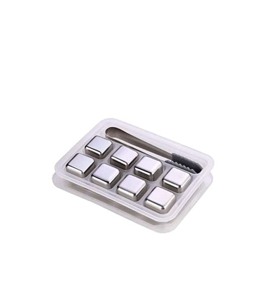 Stainless Steel Reusable Ice Cubes 10 Pieces