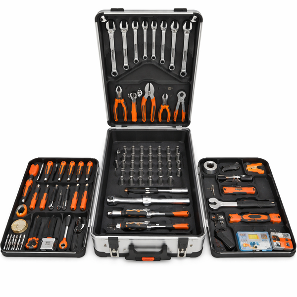 187- Pieces Tool Set - Aluminum Trolley Case