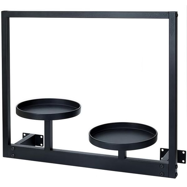 Wall Plant Display Shelf Indoor Outdoor Hanging Planter Wall Storage Rack