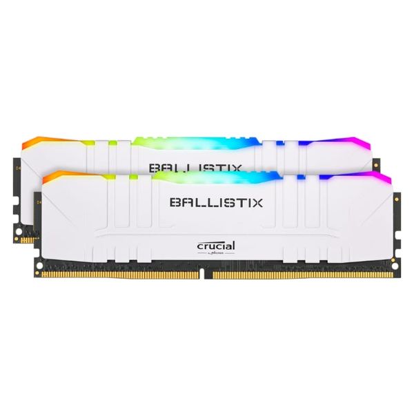 Ballistix RGB 32GB DDR4 3200MHz Desktop Gaming Memory - White