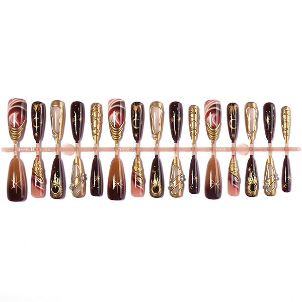 Purely handmade with a high-end feel, cute and versatile manicure, dopamine