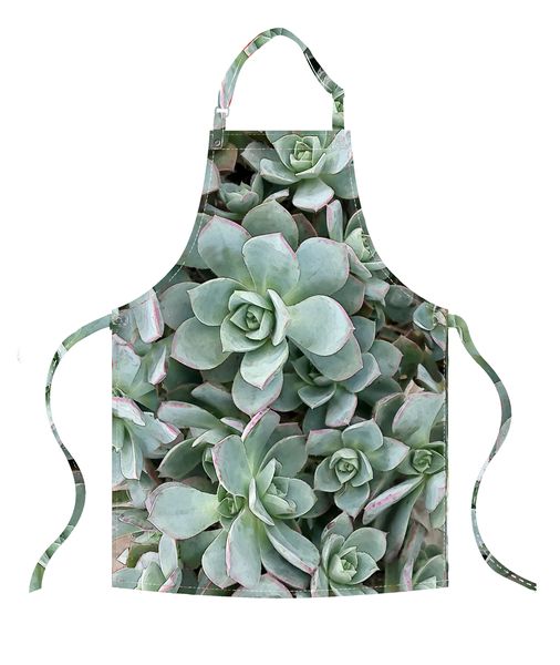 I Love it Here Succulent Green Apron
