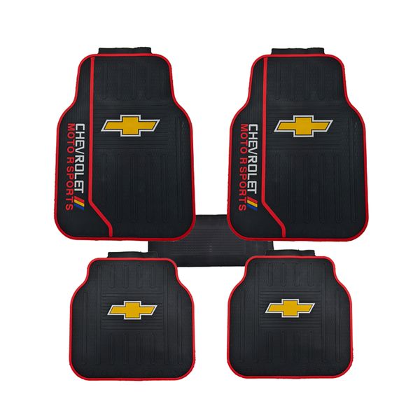 CFM-001-5-CHEVROLET, Universal 5 PCS Rubber 3D Moulded Car Floor Mat