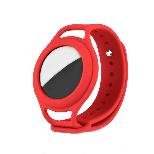 Silicone Wristband Protective Cover Fits AirTag Watch Band Case for Airtag