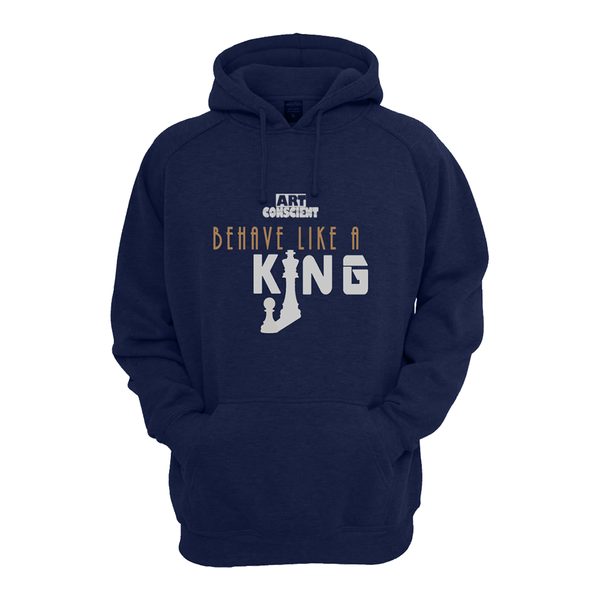 Behave Like a King - Navy Blue - Blue