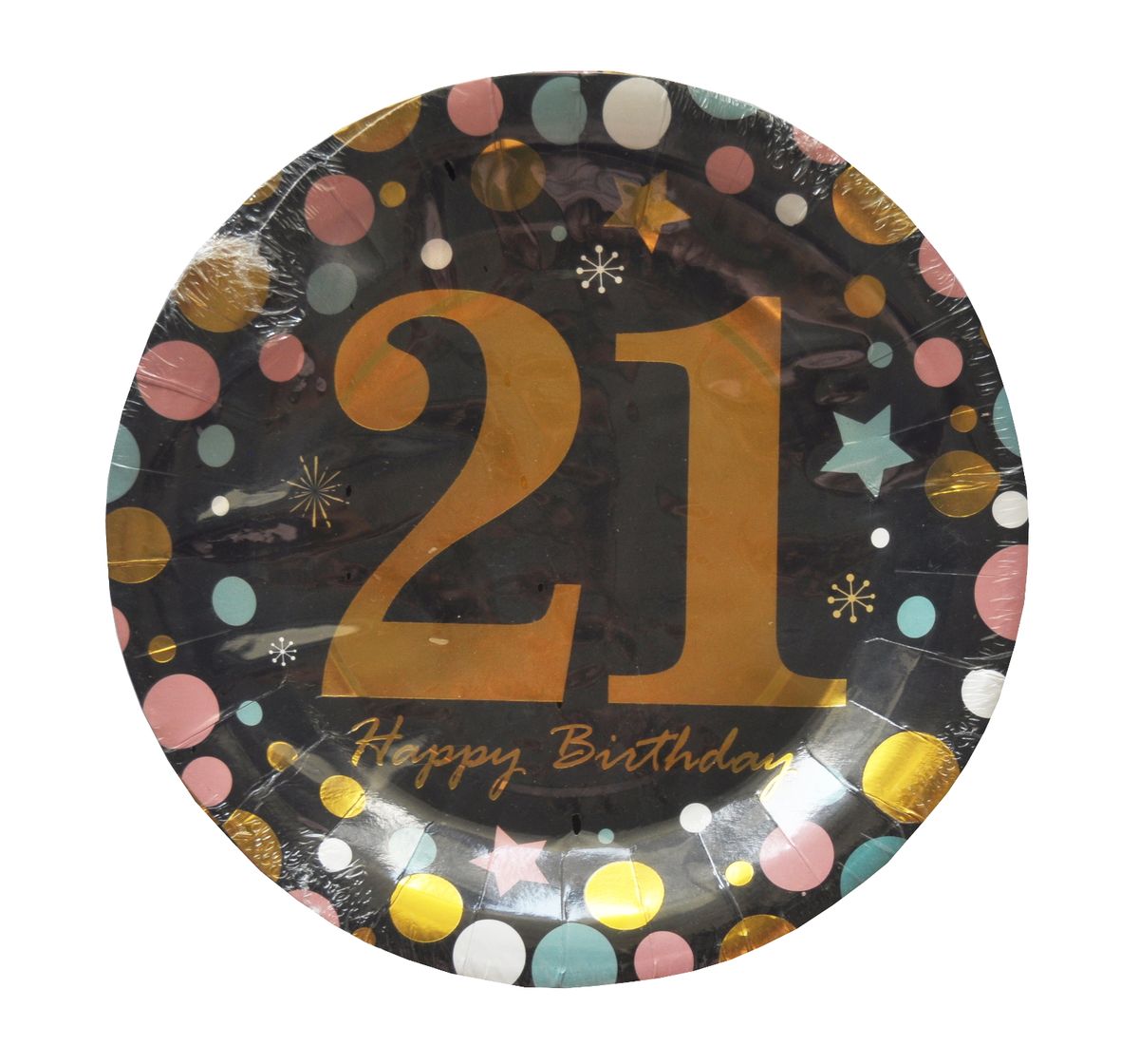 Happy Birthday 21 - Paper Plates - 20 Piece | Shop Today. Get it ...