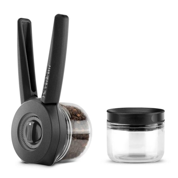 Dreamfarm Ortwo Lite Black + Extra Jar Set - One Handed Grinder