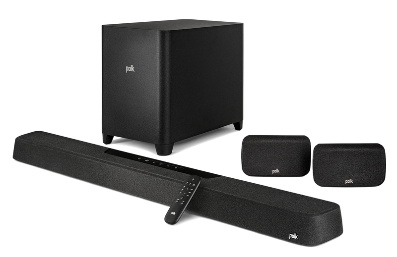 Polk MagniFi Max AX SR 7.1.2 Dolby Atmos/DTS:X Sound Bar With Sub - Black