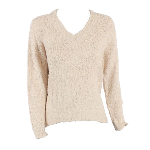 Blackcherry Knitted Beige Slouchy Jumper