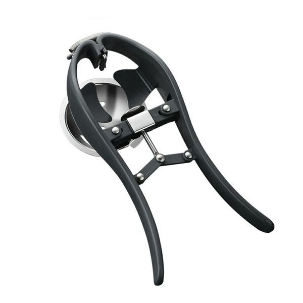 Stainless Steel Handheld Quick Egg Opener &amp; Separator Kitchen Tool - Black