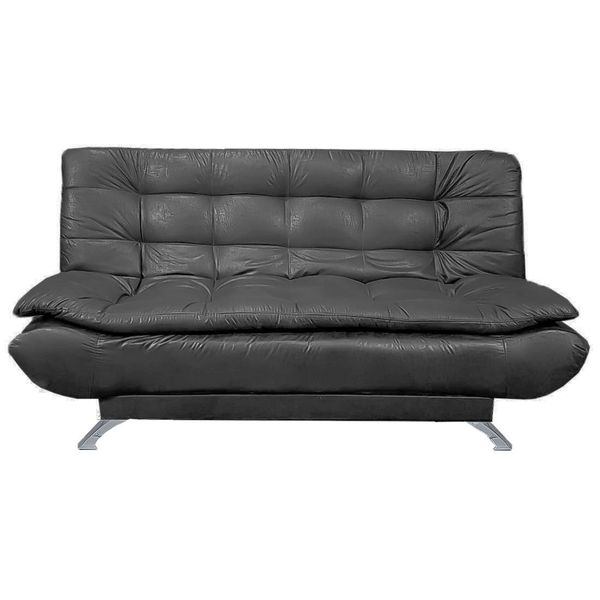 Modern 3 Seater Foldable Comfortable Sleeper Leather Couch/Sofa
