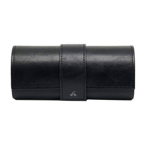 ALANES PU Leather Hard Shell Vintage Glasses Case