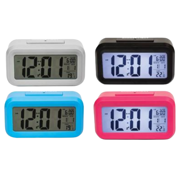 No Place Like Home - 5 Functions Digital Clock- Pack Of 4