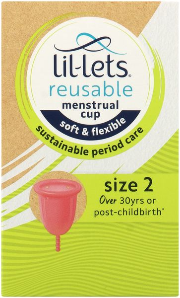 Lil-Lets Reusables Menstrual Cup Siz-2