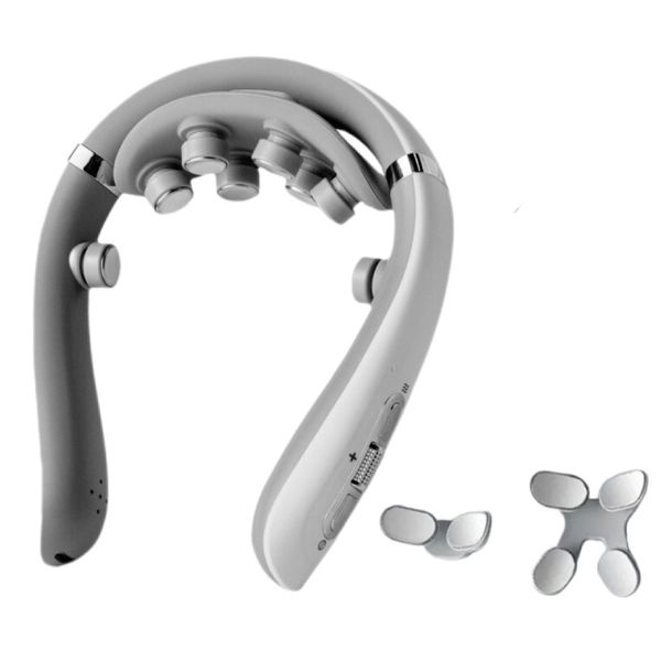 Multi-Head Switchable Neck Massager with Remote