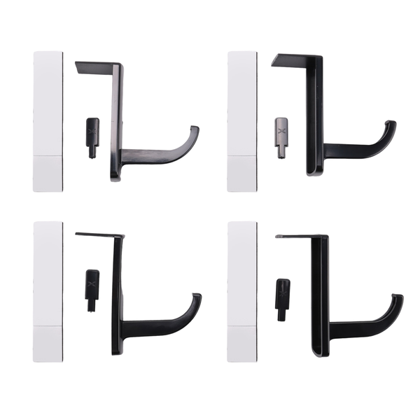 4 Pack Headset Hanger Headphone Hanger Stick-on Hook Headset Stand