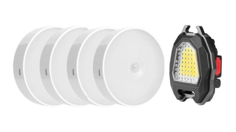 4 Pack Motion Sensor LED Lights With Opener Light
