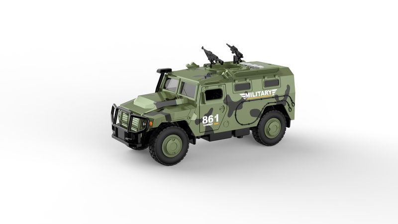 Toys of BOLDCUBE - Armored Vehicle Military - Green