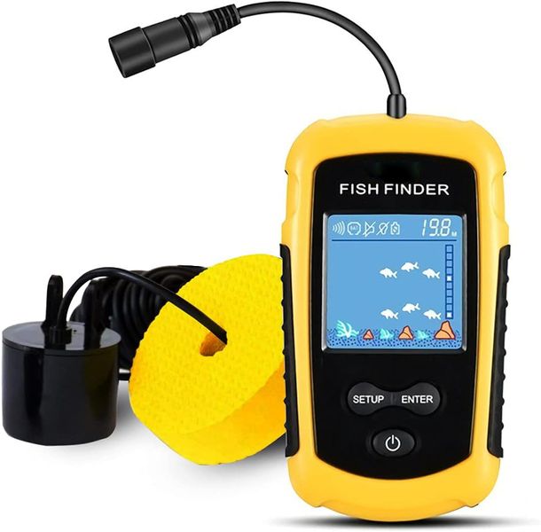 Portable Fish Depth Finder,Water Handheld Fish Finder - Castable Fishfinder