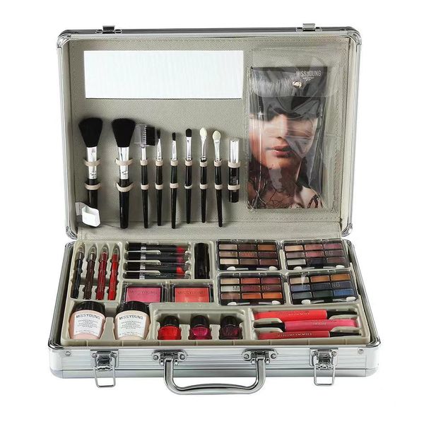 Complete Starter Makeup Tool Kit - Silver