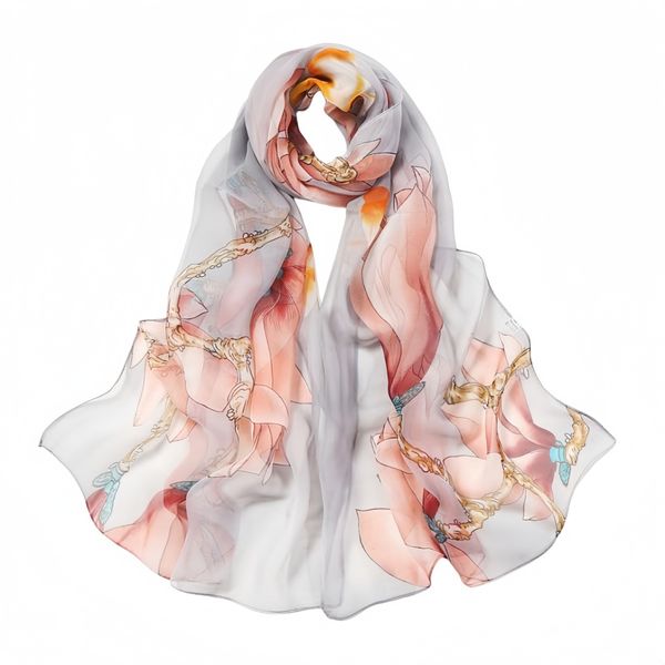 Kingdushi Lightweight Cotton Voile Scarf Women, Hijab Head Cover Shawl Wrap