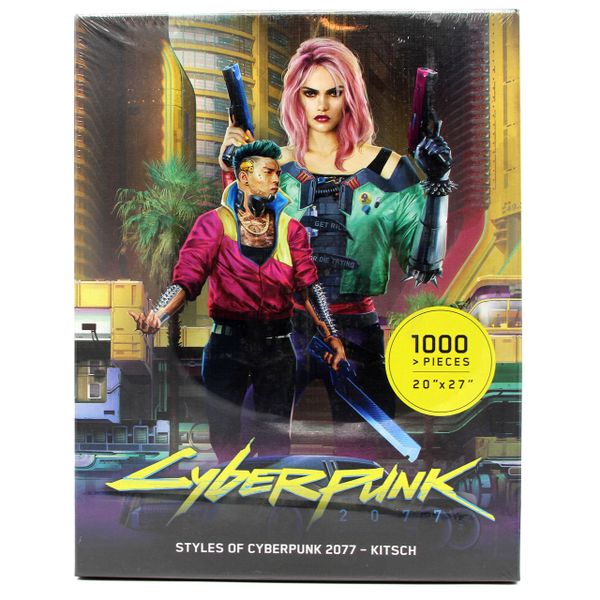 Official Cyberpunk 2077: Puzzle 1000 Pieces - Styles of Cyberpunk - Kitsch