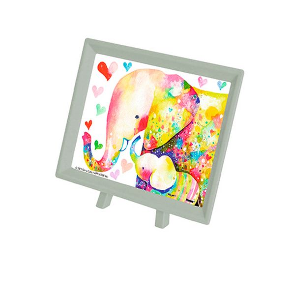 Elephant Family by Reina Sato - XS -150 Showpiece Mini Jigsaw Puzzle