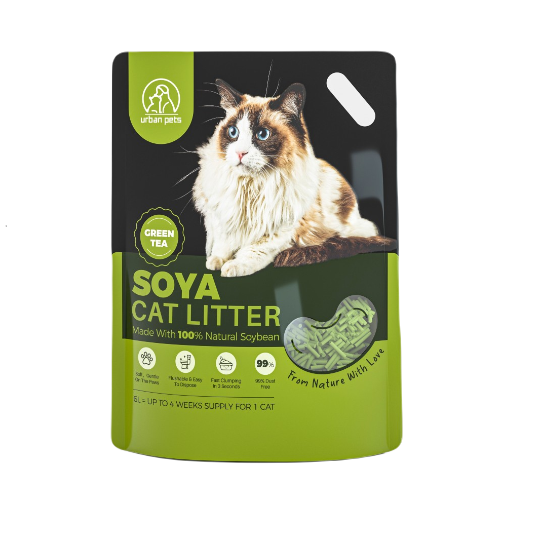UrbanPets Premium Soya Cat Litter All Natural 6L Shop Today. Get it Tomorrow!
