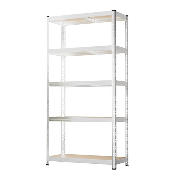 5-Tier Galvanized Steel Adjustable Shelving