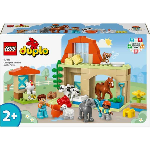 LEGO® DUPLO® Town Caring for Animals at the Farm 10416 Building Toy Set - 74 Pieces