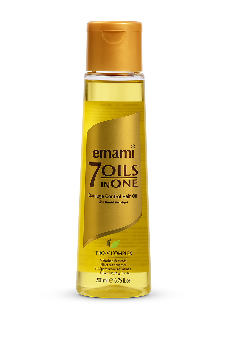 Emami 7 Oils in One Hair Oil 200ml - Deep Nourishment & Damage Repair