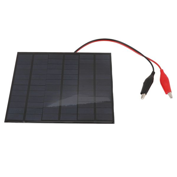 3.5W 18V Solar Charger With Clip Compatible With DIY Projects