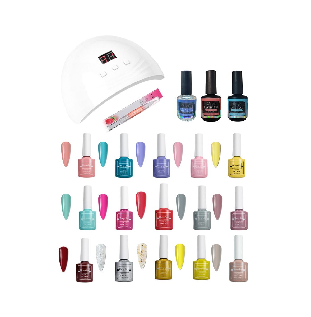 UV Gel Nail Kit Beginners & Pro's 01 Buy Online in South Africa