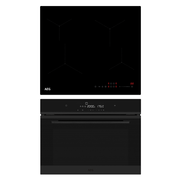 AEG 60cm Built-In Oven With Air Fryer &amp; Ceran Hob Bundle