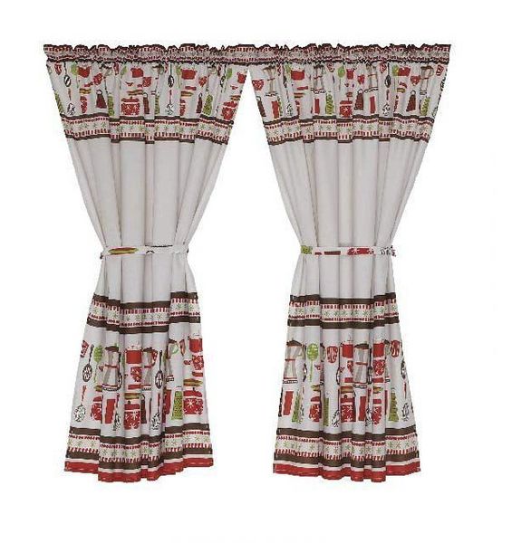 Twin Pack Cafe Curtain