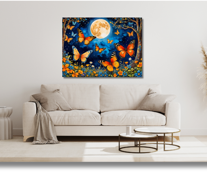 Canvas Wall Art Home Decor - Butterfly Dance
