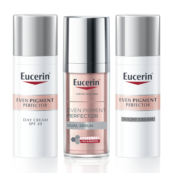 Eucerin Even Pigment Perfector Bundle: Serum, Day Cream, Night Cream