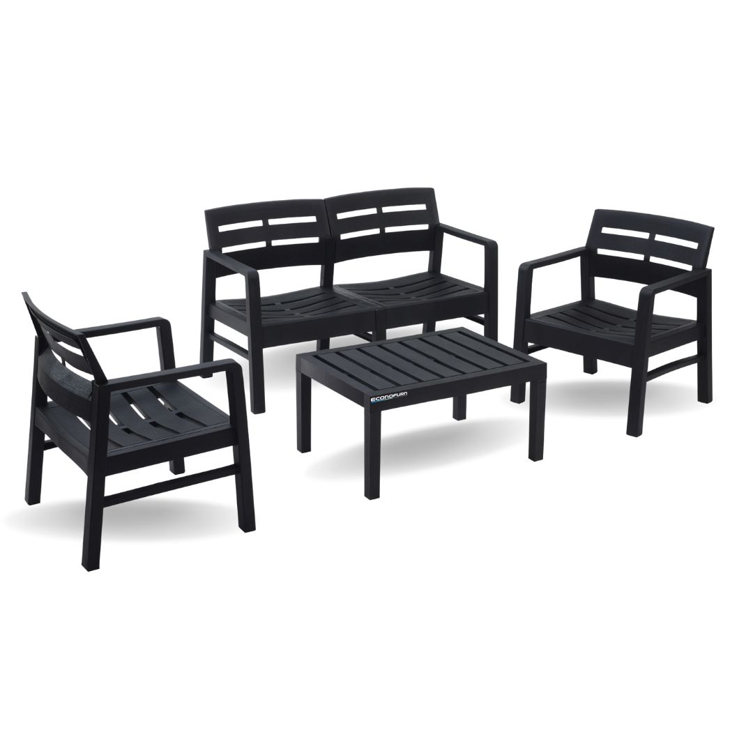 ECONOFURN Java 4 Piece Patio Set Shop Today. Get it Tomorrow