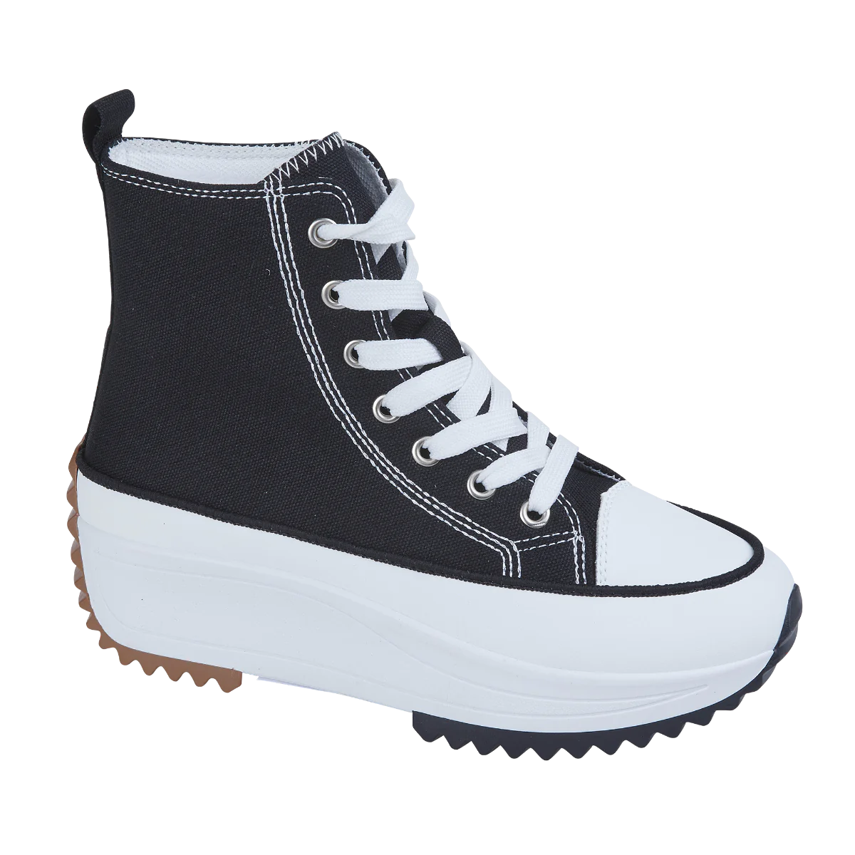 Ladies Canvas High Top Platform Urban Sneakers Shop Today. Get it