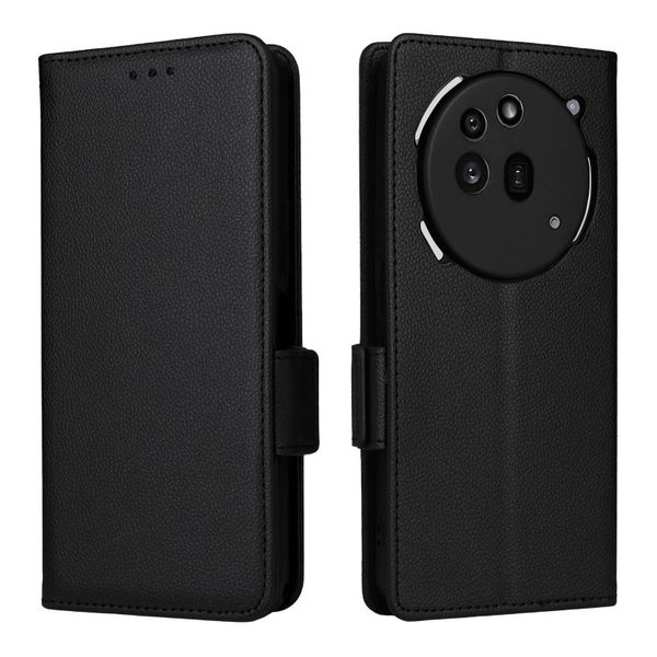 Lychee Patterned Leather Cover Compatible With Nothing Phone 3A Pro