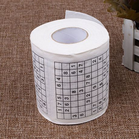 papier toilette imprimé - Topi Xmas Sudoku