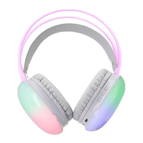 Wireless Gaming Headset with RGB Lighting - High-Quality Sound