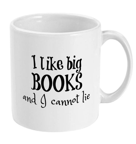 I Love Big Books Birthday Christmas Book Reader Gift Mug