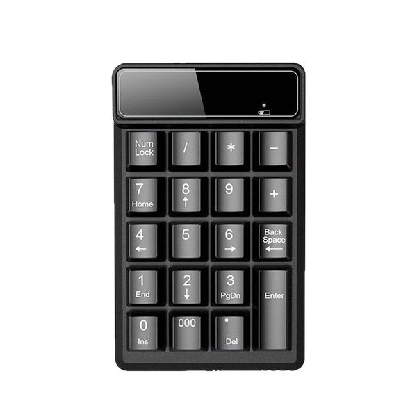 19 Keys Wireless Numeric Keypad Portable Mini Multi-Function Keyboard