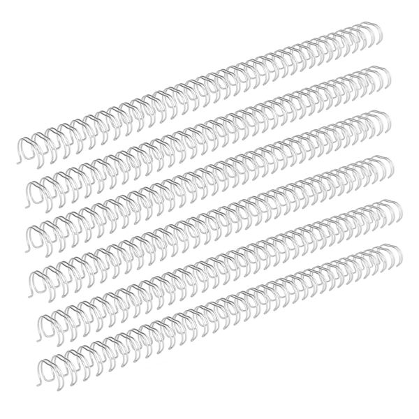 Silver Binding Coils 3:1 Pitch 34 Loops A4