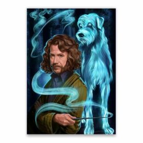 Sirius Black Patronus Cartoon Poster - A1 | Shop Today. Get it Tomorrow ...