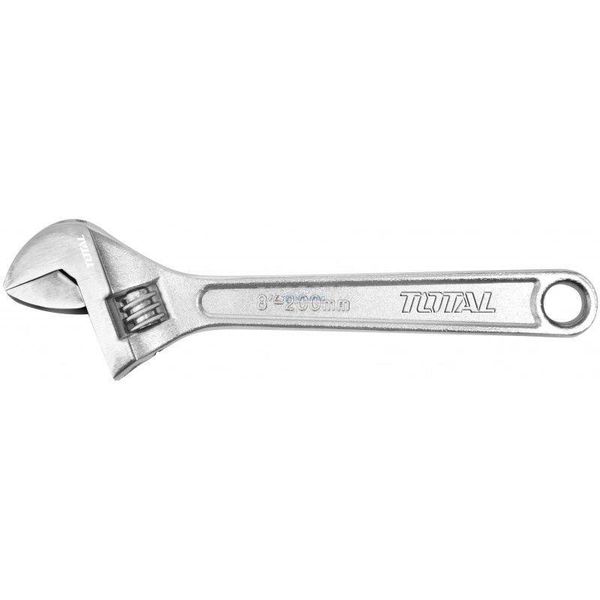 Total Tools Industrial Adjustable Wrench 200mm (8")