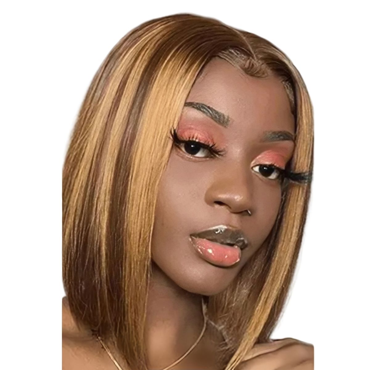 Luvée 10-inch Piano Full Frontal Straight Wig Human Hair Natural Colour