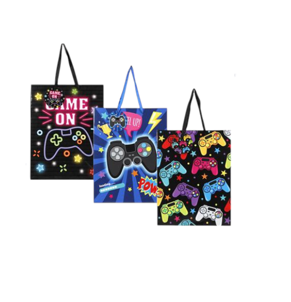 Large Gaming Designer Gift Bag (25x32cm) x 3