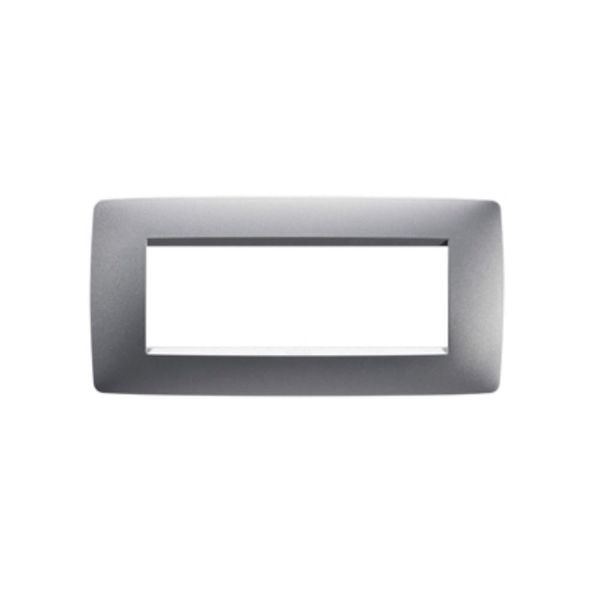 GEWISS - Milk Titanium CHORUS ONE 6-Gang Cover Plate
